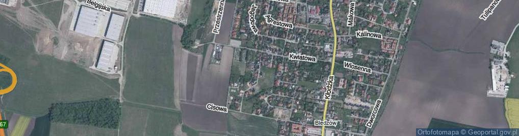 Zdjęcie satelitarne Cicha ul.